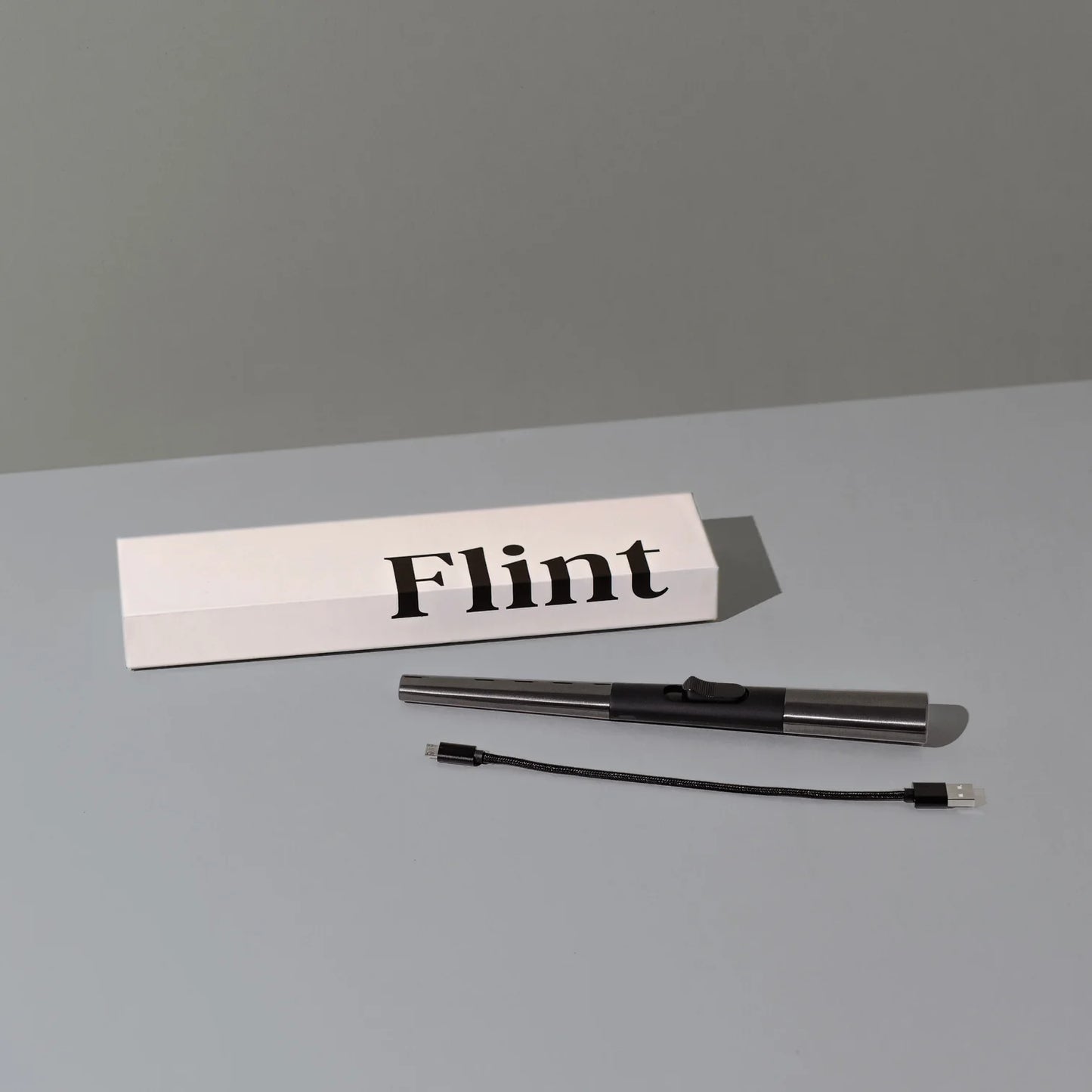 Flint USB Rechargeable Lighter - Gun Metal
