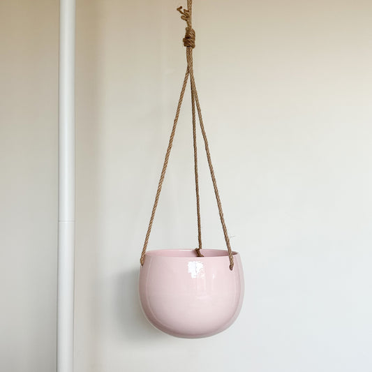 Lolly Ceramic Hanging Planter - Nude