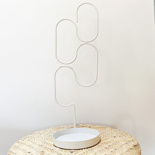 SECONDS TRELLIS WITH BASE - WHITE